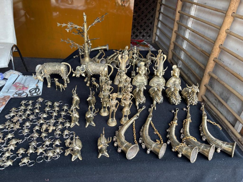 brass products inside the national craft museum