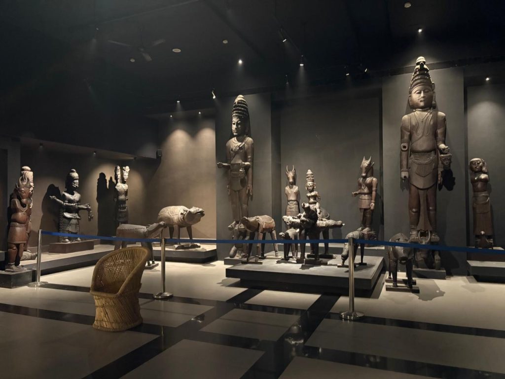 artefacts inside the museum